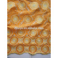 2015 nouveau tissu de dentelle d&#39;organza africain de style de mode